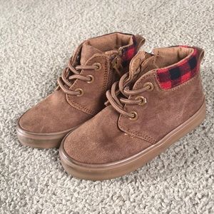 Brown boy shoes